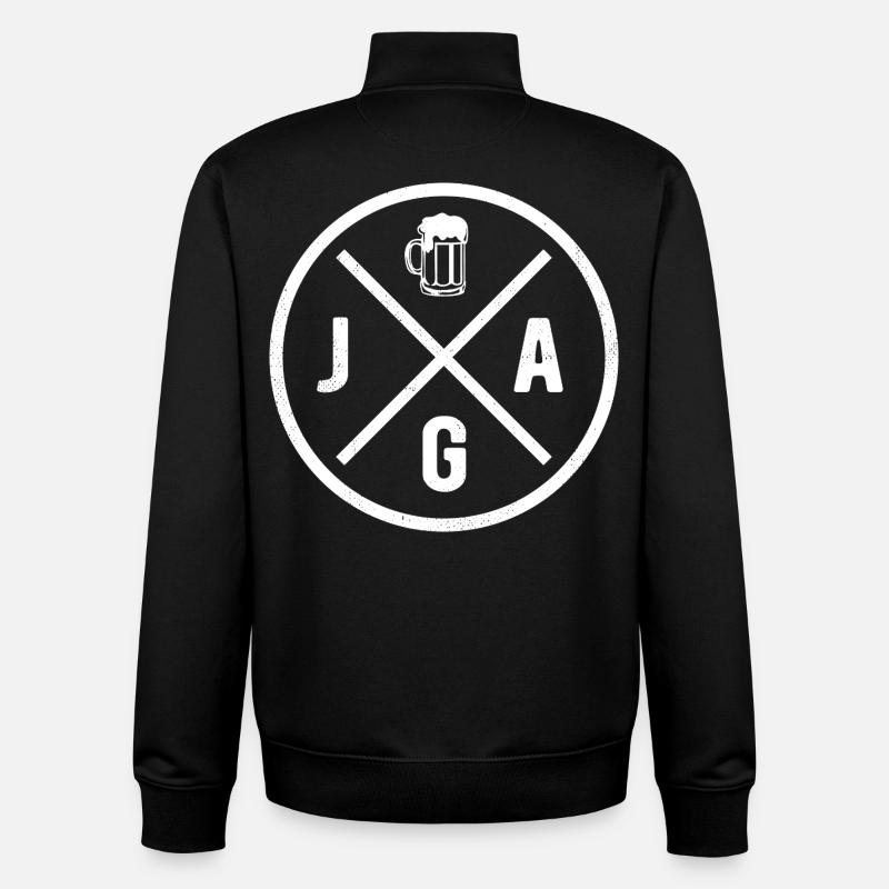 Bachelor Party - Beer - Unisex Organic Zip Sweatshirt by Stanley/Stella - black