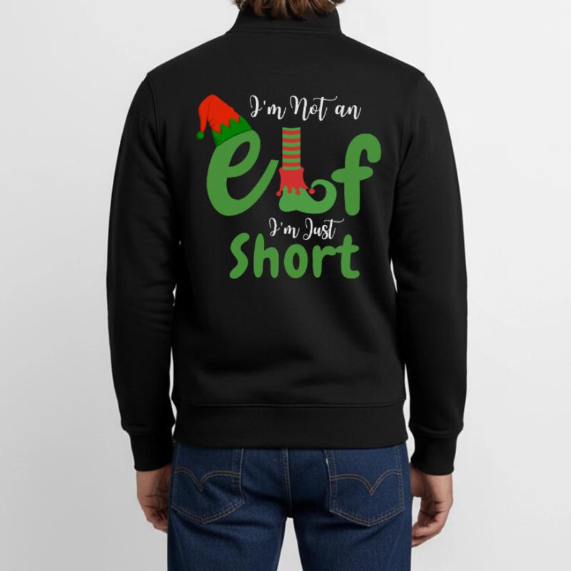 Ich bin nicht klein, ich bin ein Elf Unisex Organic Zip Sweatshirt von Stanley/Stella
