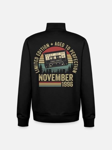 November 1996 - Unisex Organic Zip Sweatshirt by Stanley/Stella - black