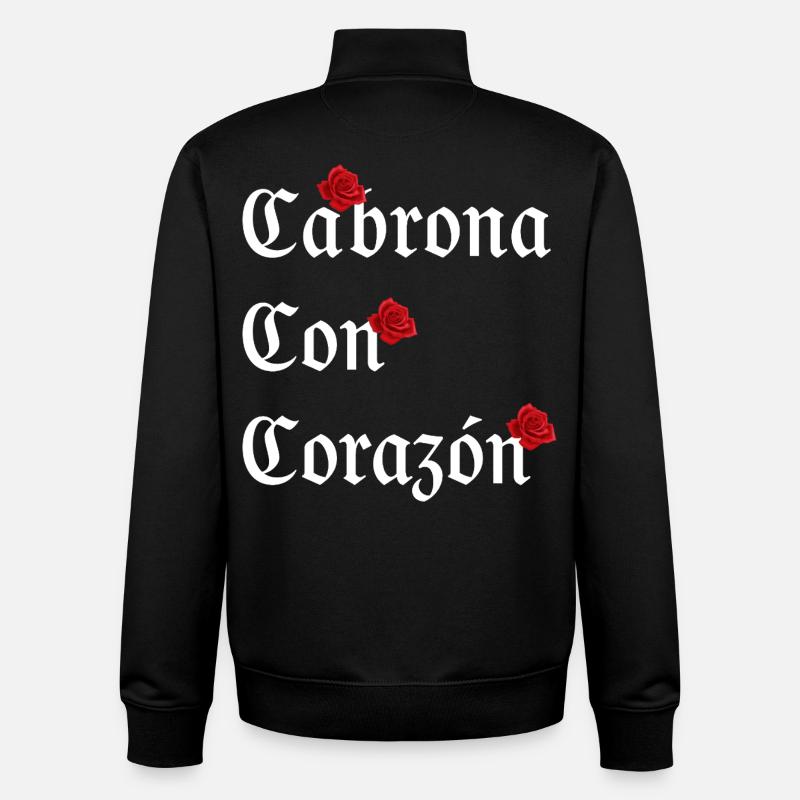 Gothic Rose Mexico - Unisex Organic Zip Sweatshirt von Stanley/Stella - Schwarz