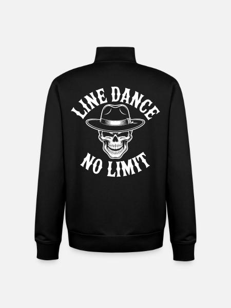 Line Dance Skull No Limit - Unisex Organic Zip Sweatshirt von Stanley/Stella - Schwarz