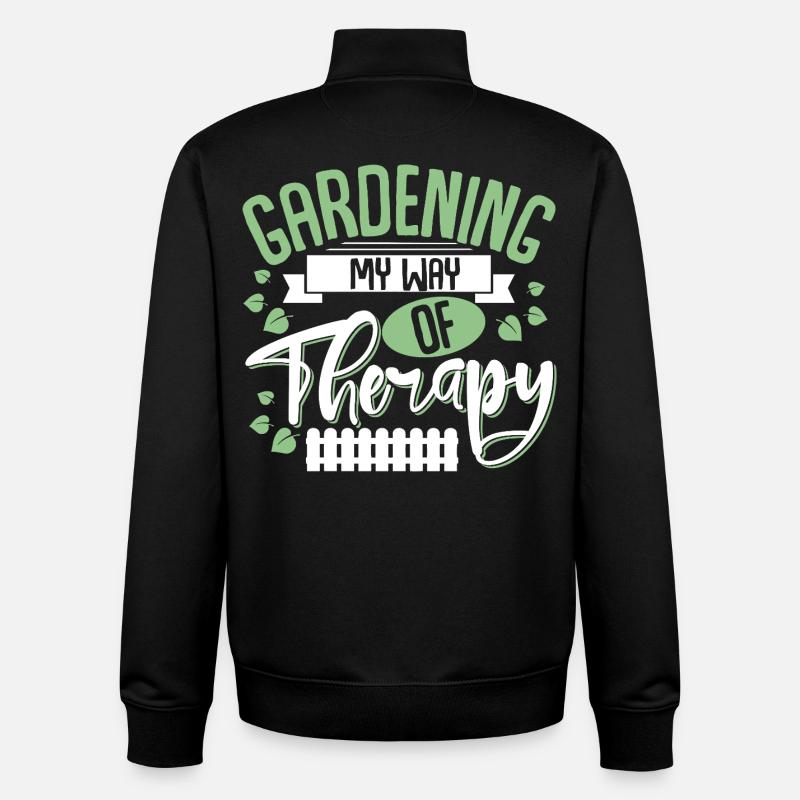 Garten Schrebergarten - Unisex Organic Zip Sweatshirt von Stanley/Stella - Schwarz