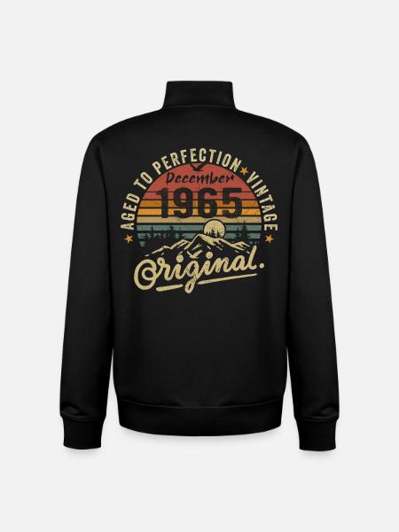 Legenden wurden im Dezember 1965 - Unisex Organic Zip Sweatshirt von Stanley/Stella - Schwarz