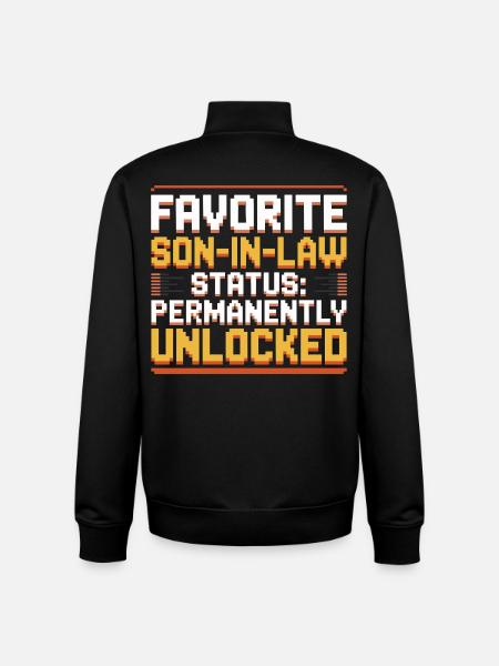 Schwiegermutter Retro Lustiger Schwiegervater - Unisex Organic Zip Sweatshirt von Stanley/Stella - Schwarz