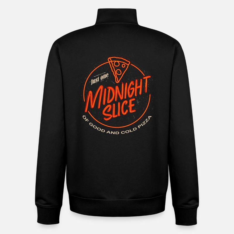 Midnight Slice - Unisex Organic Zip Sweatshirt by Stanley/Stella - black