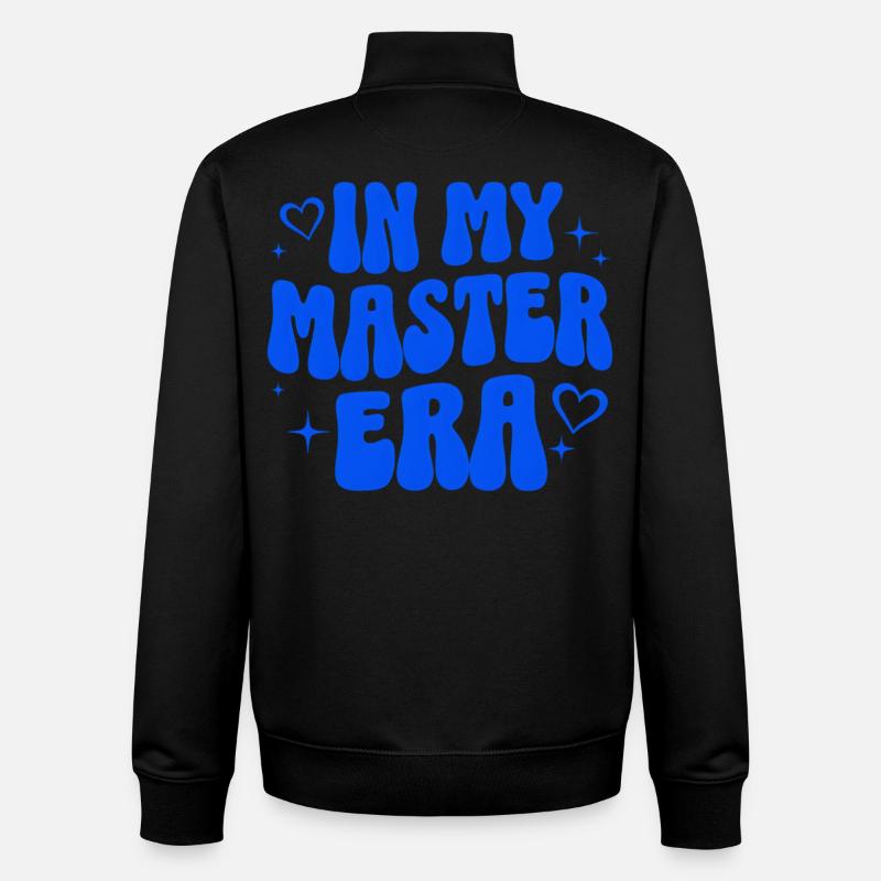 Master Abschluss Geschenk Studium Uni Absolvent - Unisex Organic Zip Sweatshirt von Stanley/Stella - Schwarz