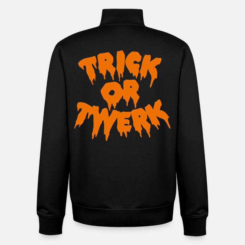 EMPLACEMENT DE L’ASTUCE - Sweat zippé unisexe en coton bio Stanley/Stella - noir