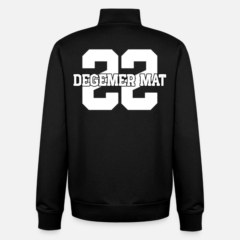 Degemer Matte - Unisex Organic Zip Sweatshirt von Stanley/Stella - Schwarz