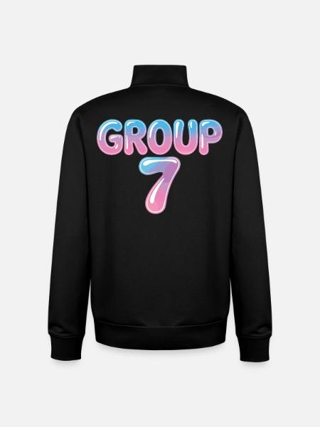 Sjov Gruppe 7 67 Meme Halloween Kostume - Stanley/Stella unisex sweatshirt med lynlås i økologisk - sort