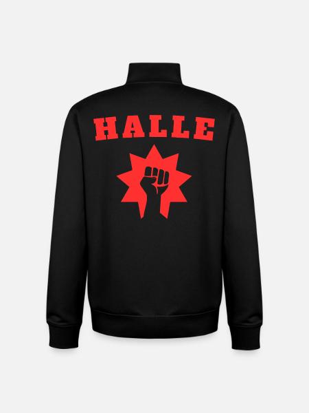 hall - Unisex Organic Zip Sweatshirt by Stanley/Stella - black