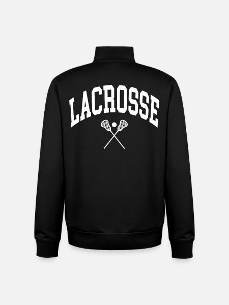 Lacrosse - Unisex Organic Zip Sweatshirt von Stanley/Stella - Schwarz