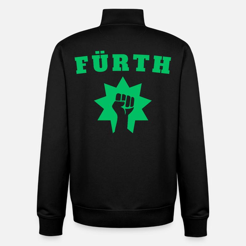 Fürth - Unisex Organic Zip Sweatshirt by Stanley/Stella - black