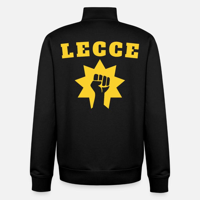 Lecce - Sweat zippé unisexe en coton bio Stanley/Stella - noir