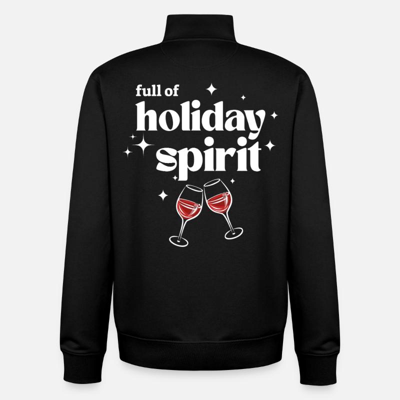 Voller Urlaubsstimmung - Unisex Organic Zip Sweatshirt von Stanley/Stella - Schwarz