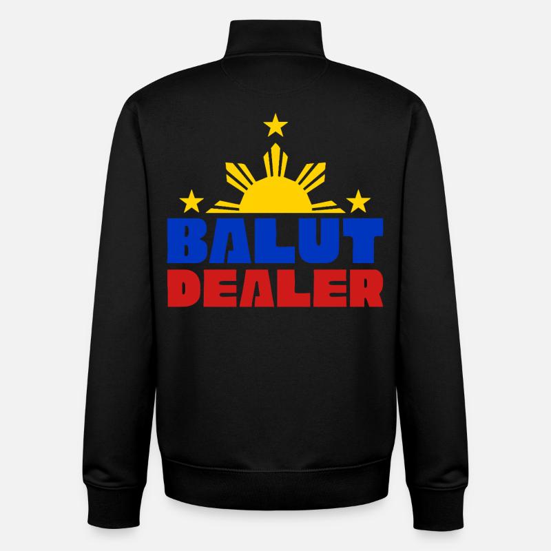 Balut Philippines - Sweat zippé unisexe en coton bio Stanley/Stella - noir