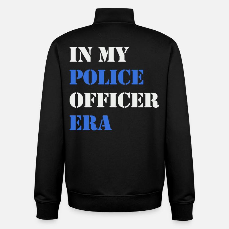 In meiner Polizeiära - Unisex Organic Zip Sweatshirt von Stanley/Stella - Schwarz