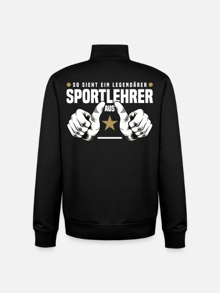 Gymnaste - Sweat zippé unisexe en coton bio Stanley/Stella - noir
