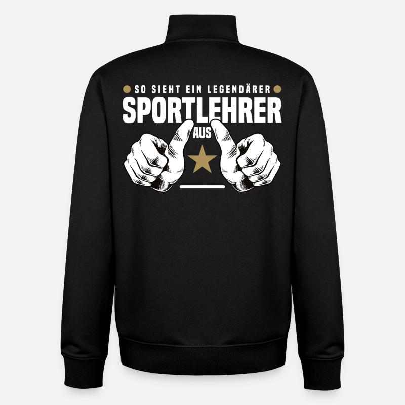 Gymnast - Unisex Organic Zip Sweatshirt by Stanley/Stella - black