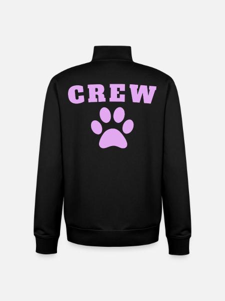 Crew Dog - Unisex Organic Zip Sweatshirt von Stanley/Stella - Schwarz