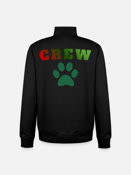 Crew Dog - Unisex Organic Zip Sweatshirt von Stanley/Stella - Schwarz
