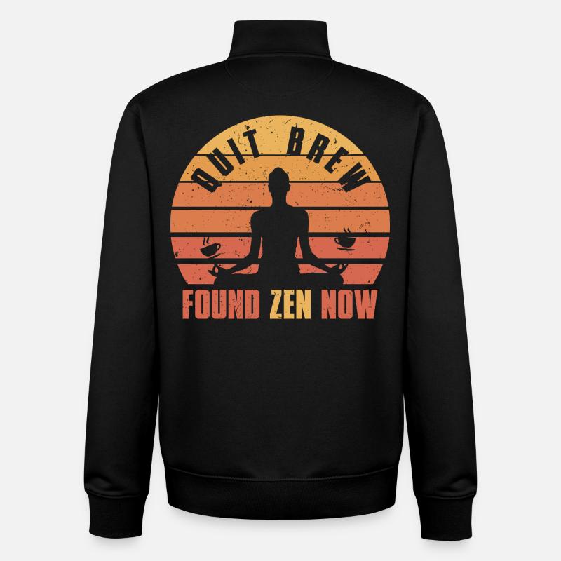 Kaffeeentzug Ex-Kaffeetrinker Quit Brew - Unisex Organic Zip Sweatshirt von Stanley/Stella - Schwarz