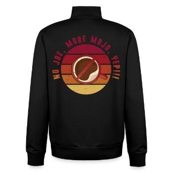 Kaffeeentzug Koffeinfrei Ex-Kaffeetrinker - Unisex Organic Zip Sweatshirt von Stanley/Stella - Schwarz - Hinten - AI Model Male 185 light (185cm)