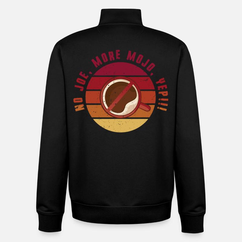 Kaffeeentzug Koffeinfrei Ex-Kaffeetrinker - Unisex Organic Zip Sweatshirt von Stanley/Stella - Schwarz