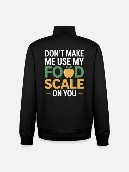 Professional Nutritionist Precision Measurement - Unisex Organic Zip Sweatshirt by Stanley/Stella - black