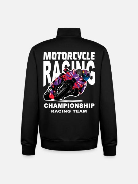 Motorrad Rennteam Meisterschaft - Unisex Organic Zip Sweatshirt von Stanley/Stella - Schwarz
