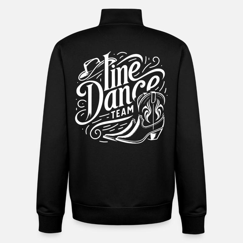 Time Dance Team - Sweat zippé unisexe en coton bio Stanley/Stella - noir