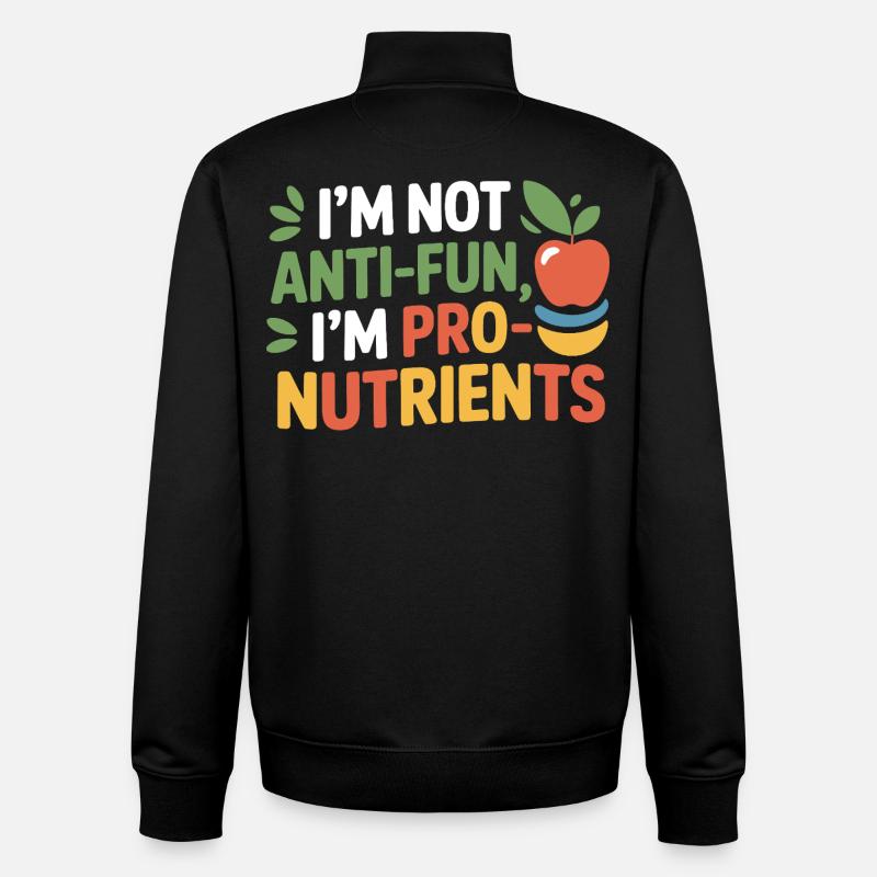 Registered Dietitian Critical Nutrition Guide - Unisex Organic Zip Sweatshirt von Stanley/Stella - Schwarz