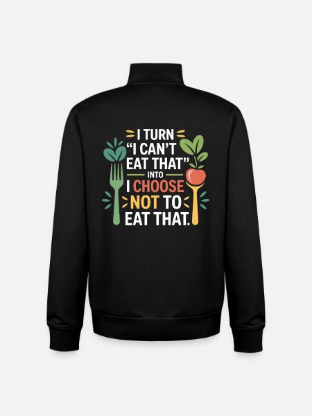 Professional Nutritionist Choice & Behavior  - Unisex Organic Zip Sweatshirt by Stanley/Stella - black