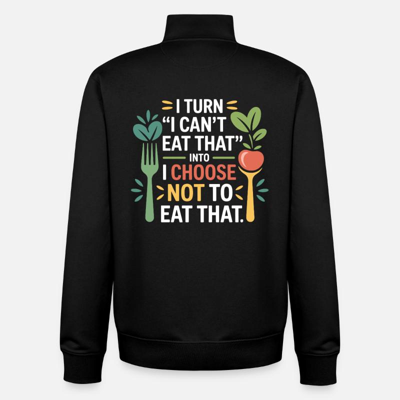 Professional Nutritionist Choice & Behavior  - Unisex Organic Zip Sweatshirt by Stanley/Stella - black