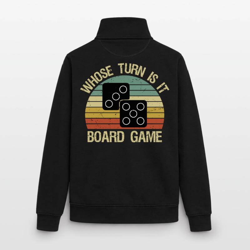 Whose Turn Is It Board Game Strategy Competitive Unisex Organic Zip Sweatshirt von Stanley/Stella