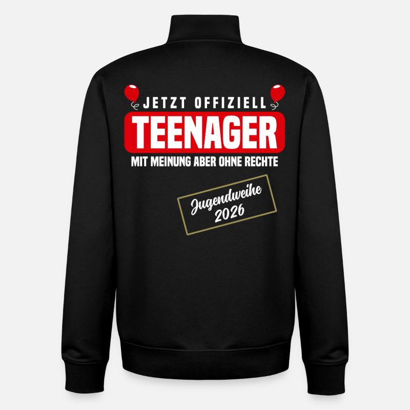 Youth Consecration 2026 - Unisex Organic Zip Sweatshirt by Stanley/Stella - black
