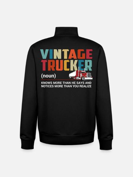 Camionneur - Sweat zippé unisexe en coton bio Stanley/Stella - noir