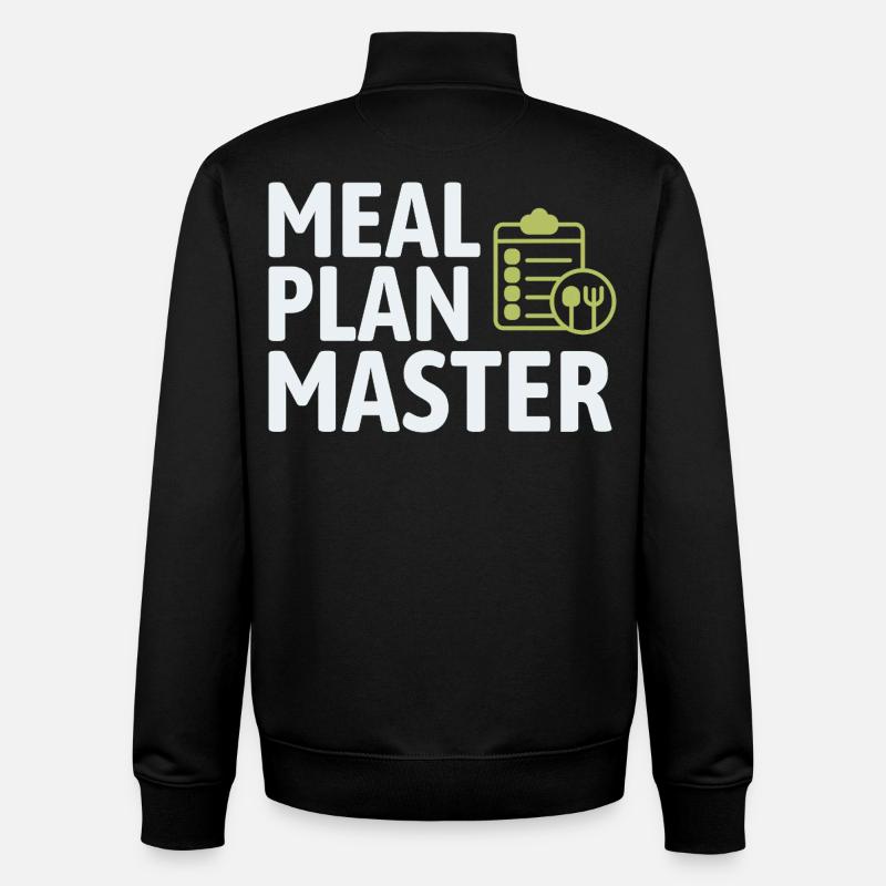 Registered Dietitian Expert Mindful Eating - Unisex Organic Zip Sweatshirt by Stanley/Stella - black