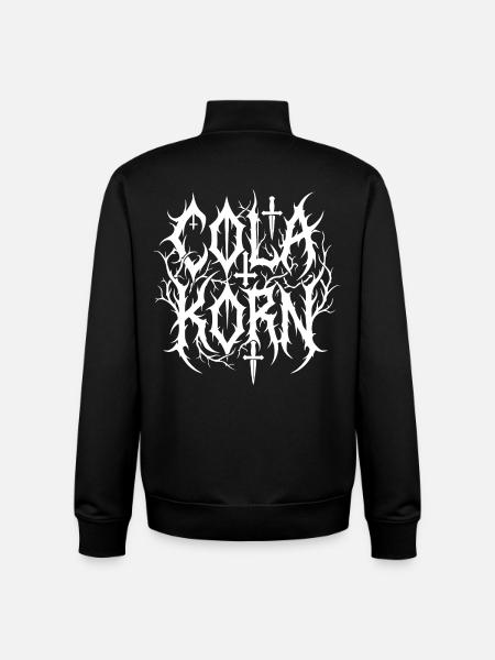 Cola Korn Black Metal - Unisex Organic Zip Sweatshirt by Stanley/Stella - black