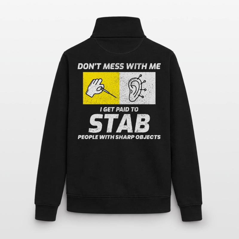 Licensed TCM Practitioner Expert Needling  Unisex Organic Zip Sweatshirt by Stanley/Stella