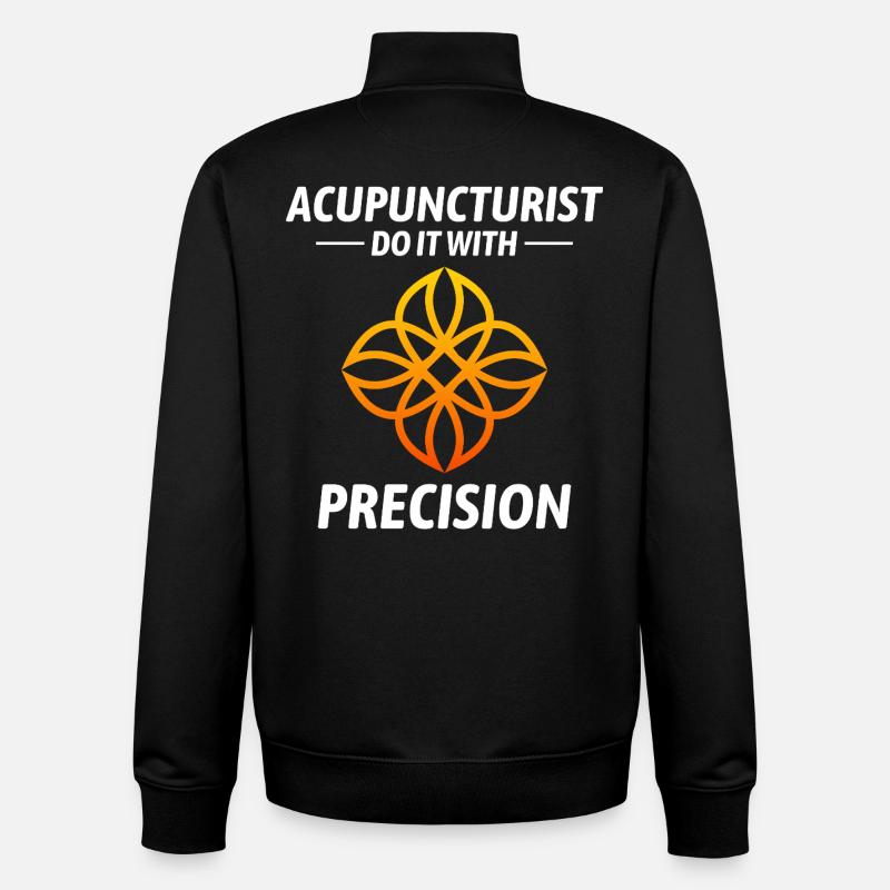 Licensed TCM Practitioner Expert Accuracy  - Unisex Organic Zip Sweatshirt by Stanley/Stella - black