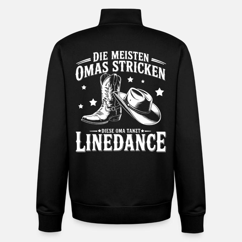 Bottes de danse Granny Line - Sweat zippé unisexe en coton bio Stanley/Stella - noir