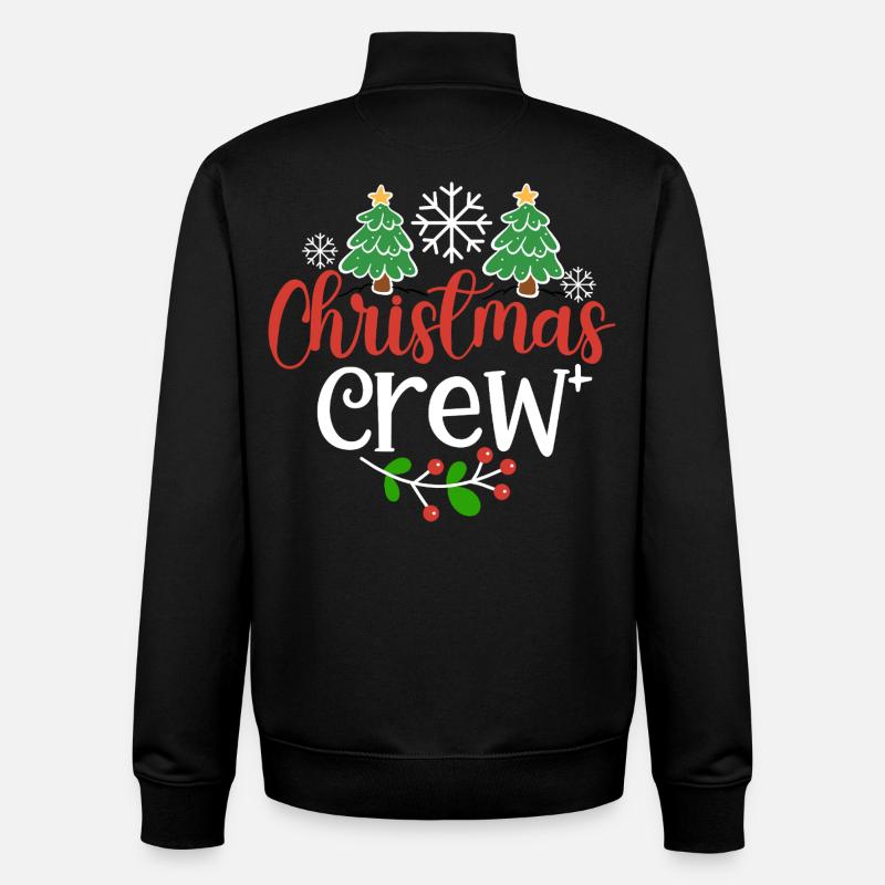 Christmas Crew - Unisex Organic Zip Sweatshirt von Stanley/Stella - Schwarz