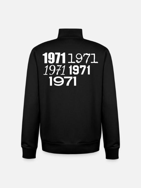 1971 - Unisex Organic Zip Sweatshirt by Stanley/Stella - black