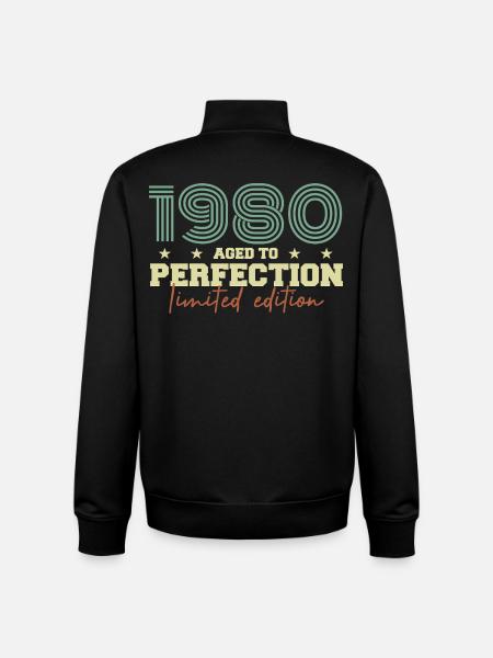 1980 - Unisex Organic Zip Sweatshirt by Stanley/Stella - black