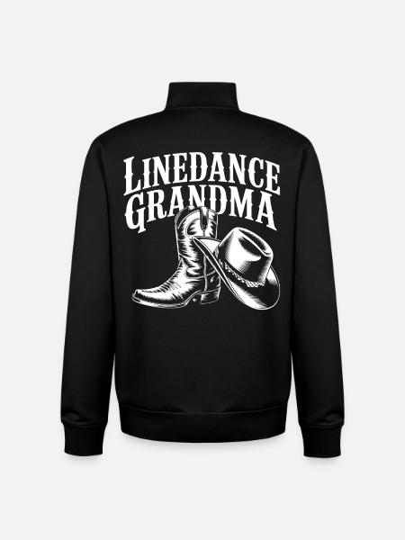LineDance Oma - Unisex Organic Zip Sweatshirt von Stanley/Stella - Schwarz