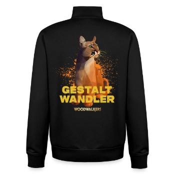Woodwalkers Film Gestaltwandler  - Unisex Organic Zip Sweatshirt von Stanley/Stella - Schwarz - Hinten - AI Model Male 185 light (185cm)