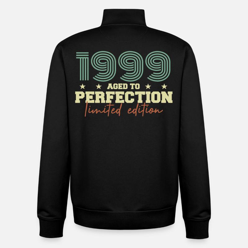 1999 - Unisex Organic Zip Sweatshirt von Stanley/Stella - Schwarz