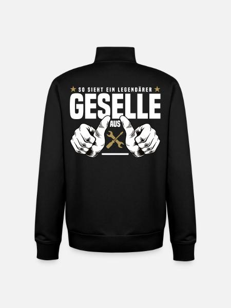 Compagnon - Sweat zippé unisexe en coton bio Stanley/Stella - noir