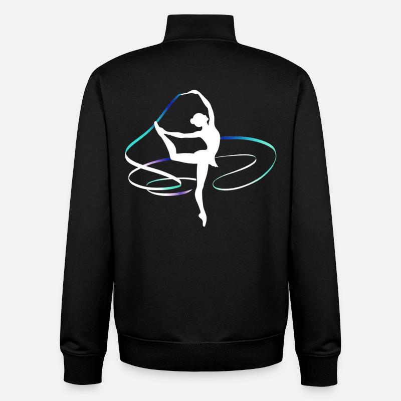 Tanzen - Unisex Organic Zip Sweatshirt von Stanley/Stella - Schwarz