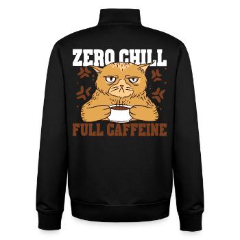 Energy Drink - Unisex Organic Zip Sweatshirt von Stanley/Stella - Schwarz - Hinten - AI Model Male 185 light (185cm)